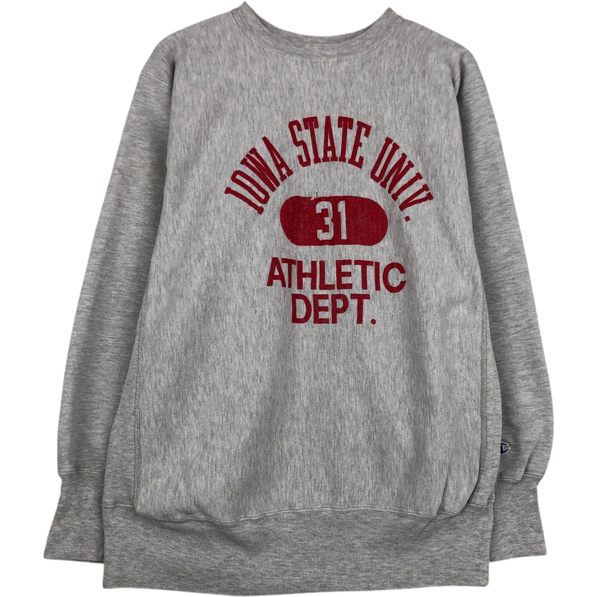 古着 90年代 チャンピオン Champion REVERSE WEAVE リバースウィーブ 刺繍タグ OHIO STATE オハイオ州立大学 カレッジスウェットシャツ トレーナー USA製 メンズXL相当 ヴィンテージ/eaa477405