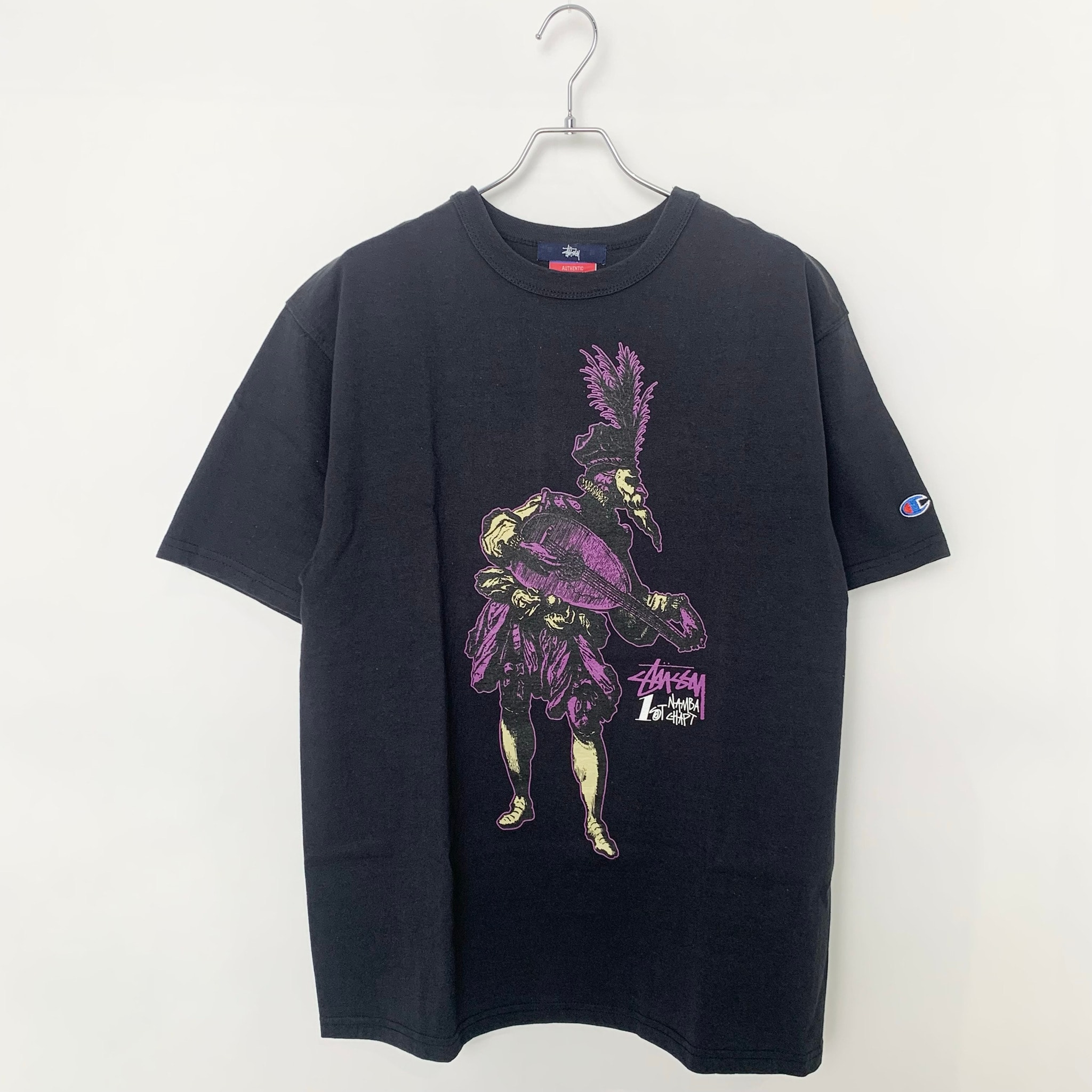 STUSSY NAMBA CHAPT 1st anniversary Tee Black