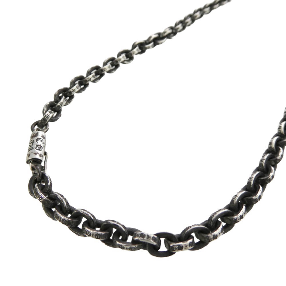 CHROME HEARTS クロムハーツ(原本無) PAPER CHAIN 24 ペーパーチェーン ネックレス 24inch 24インチ シルバー系【中古】