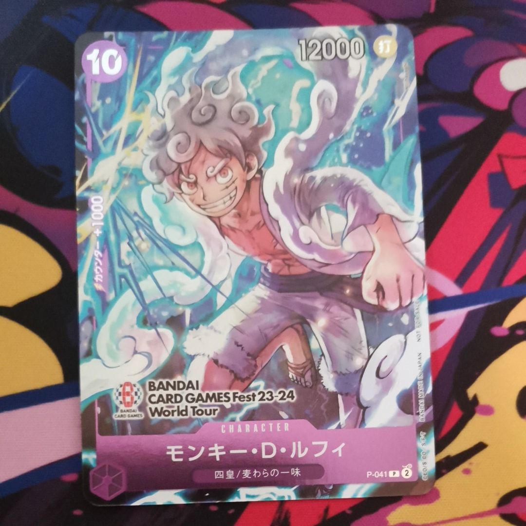 モンキー・D・ルフィ P [P-041] (BANDAI CARD GAMES Fest23-24 World Tour)