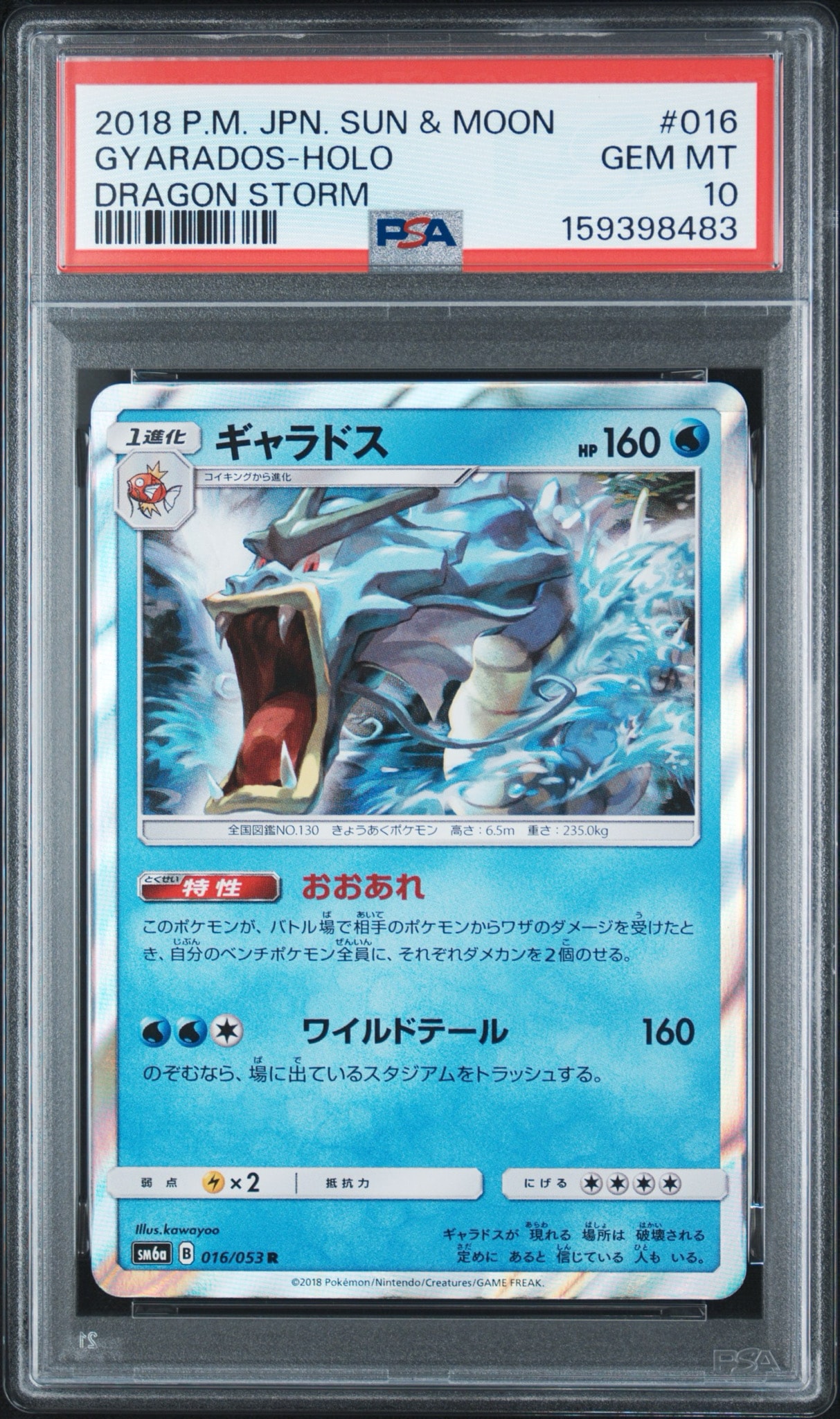 ギャラドス R [SM6a 016/053](強化拡張パック「ドラゴンストーム」)