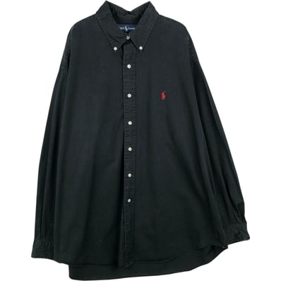 古着 ラルフローレン Ralph Lauren BLAKE 長袖 ボタンダウンシャツ メンズXL相当/eaa647633
