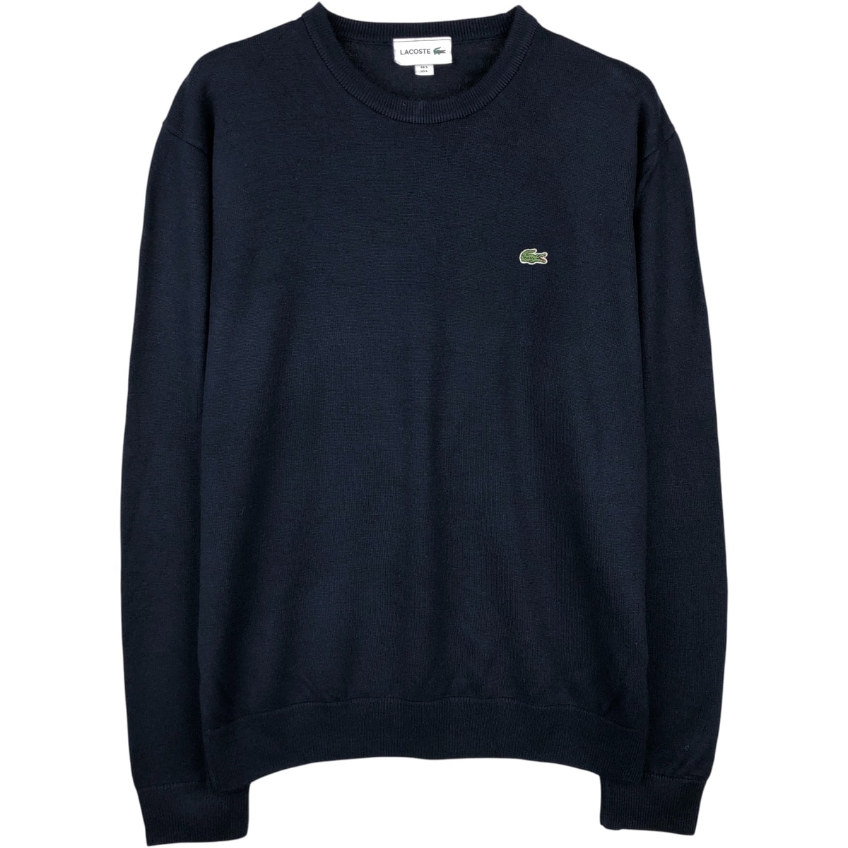 古着 ラコステ LACOSTE アクリル×ウールニットセーター メンズL相当/eaa458897