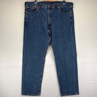 古着 リーバイス Levi's デニム パンツ Gパン 505 テーパード ジッパーフライ 5ポケット 大きいサイズ W42×L30 ブルー系 メンズ