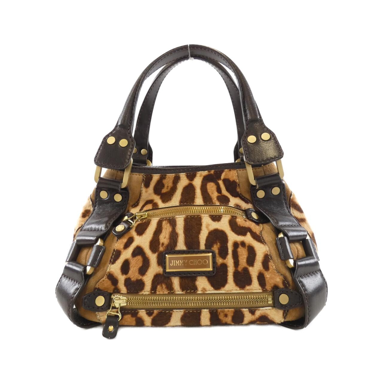 レア36万★JIMMYCHOO ジミーチュウ ハラコレオパード 2way バッグ ジミー チュウ」からレオパード柄の新作バッグ＆シューズが登場