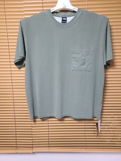 Supreme x The North Face Pigment Printed Pocket Tee "Olive"