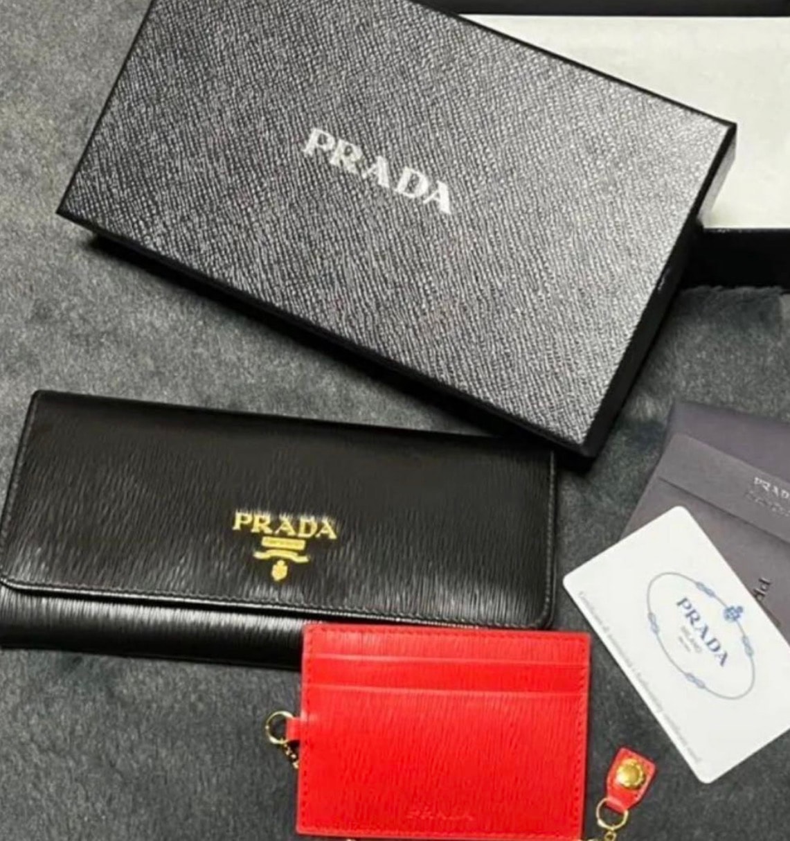 最新RFID式 期間限定特別価格 国内正規 PRADA 長財布