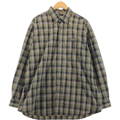 古着 カーハート Carhartt チェック柄 長袖 ボタンダウン ワークシャツ メンズXL相当/eaa564755