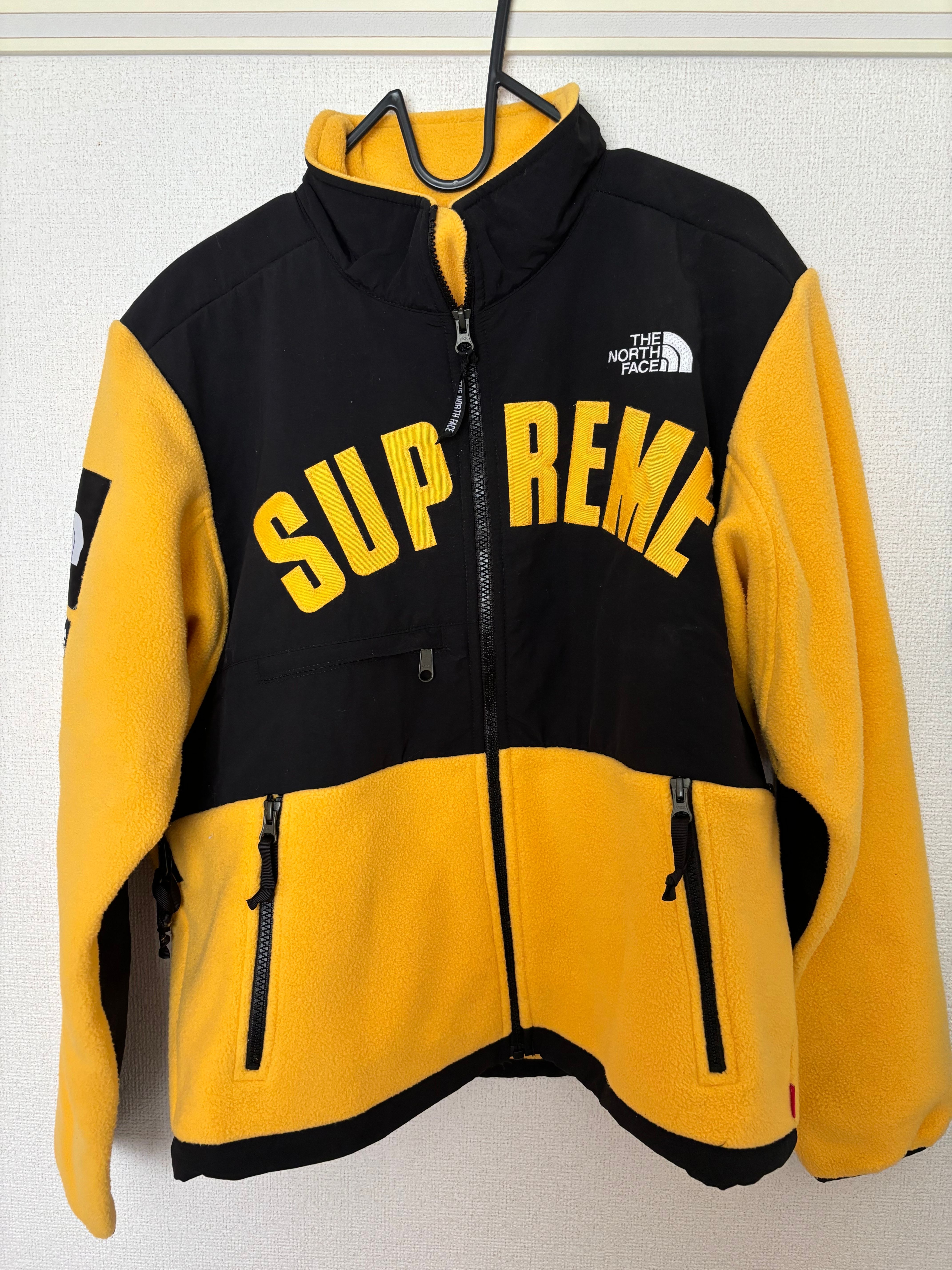 Supreme x The North Face Arc Logo Denali Fleece Jacket "Yellow"