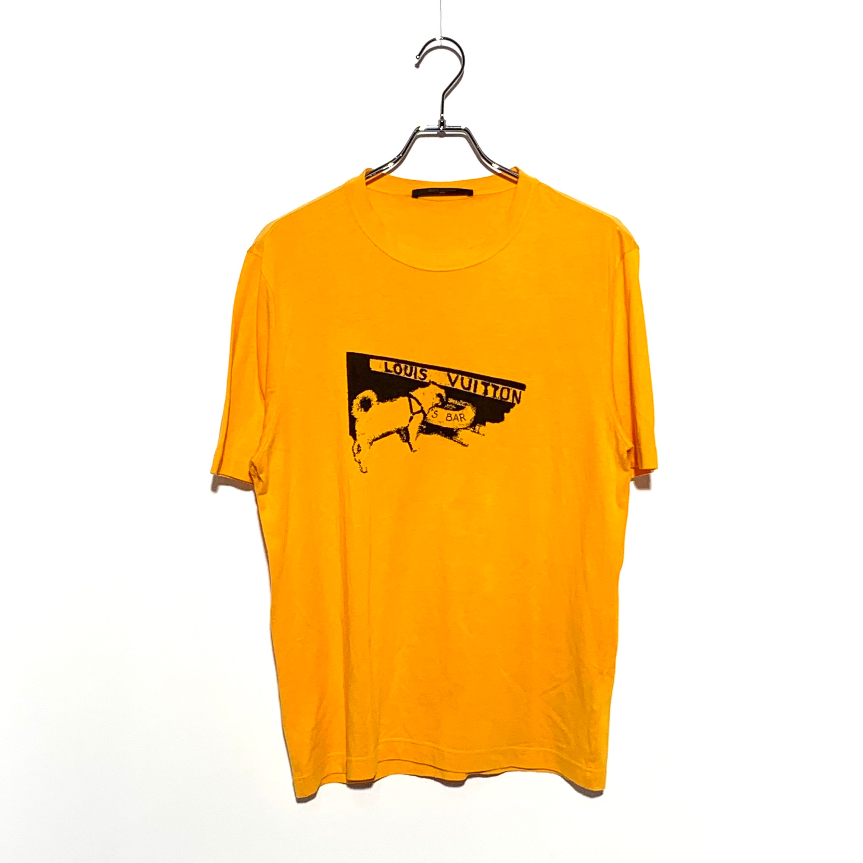  Louis Vitton コットン　プリント　Tシャツ　ドッグ