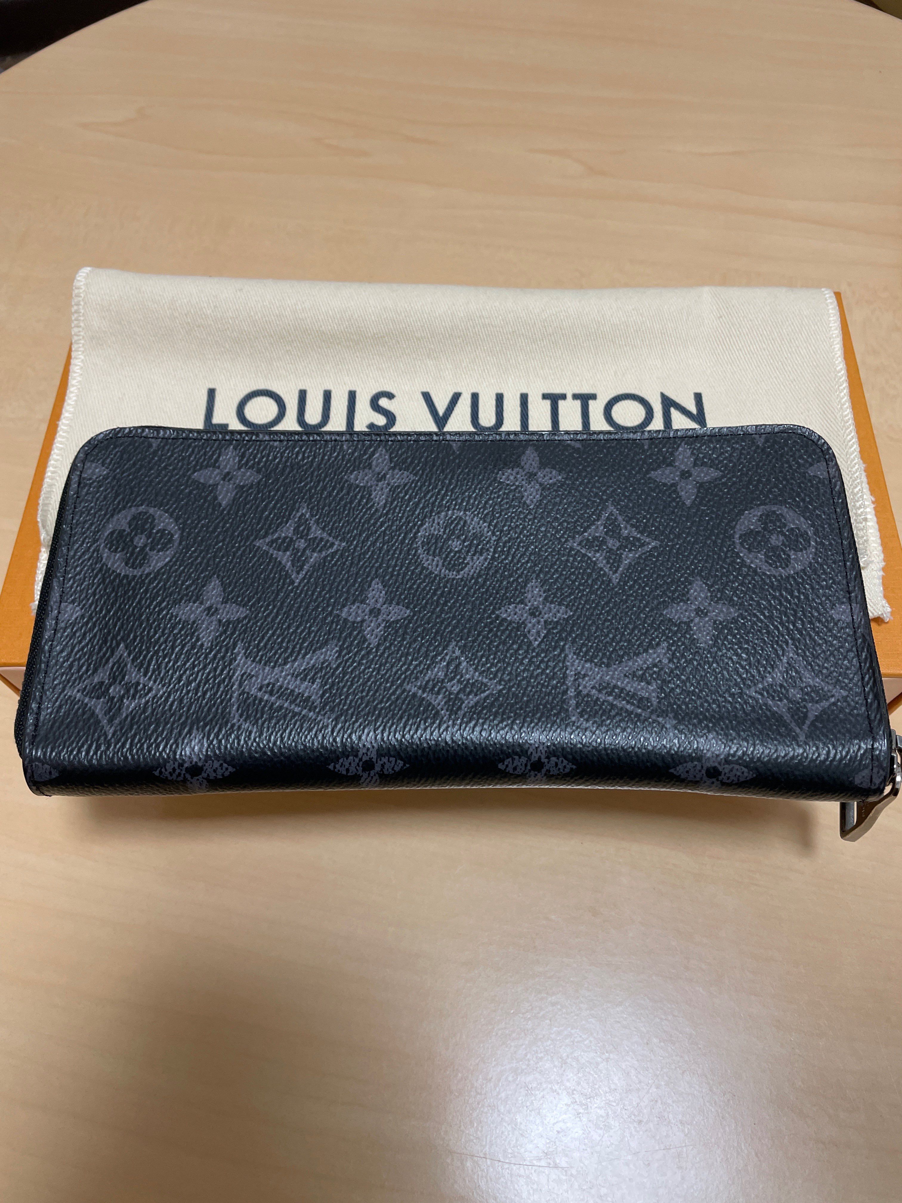 Louis Vuitton Zippy Wallet Vertical Monogram Eclipse