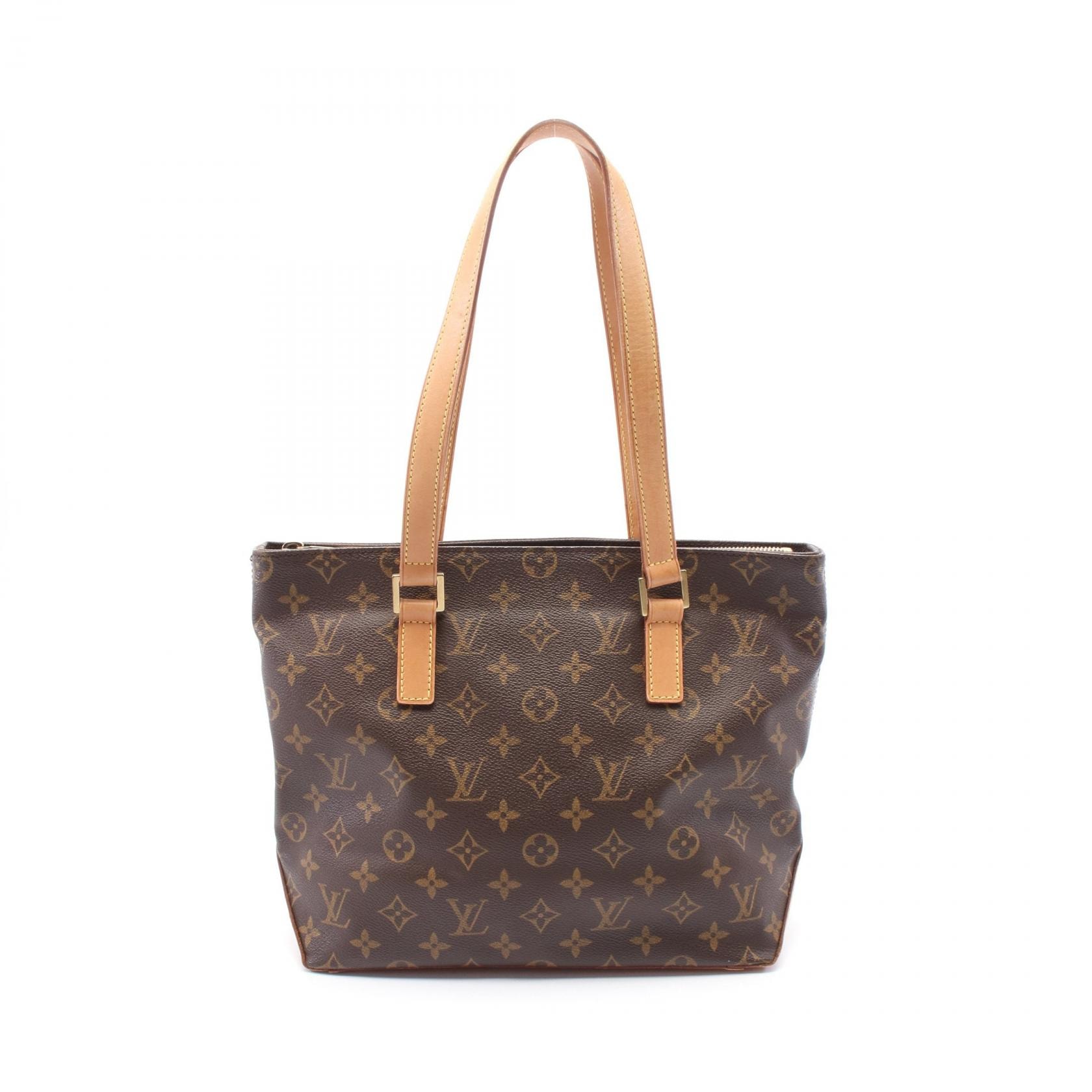 ルイ・ヴィトン LOUIS VUITTON カバピアノ ショルダーバッグ バッグ PVCコーティングキャンバス レザー モノグラム レディース ブラウン系 M51148 【中古】