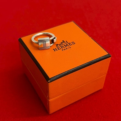 HERMES エルメス カデナ モチーフ リング シルバー925 リング・指輪 7号 シルバー
70645
