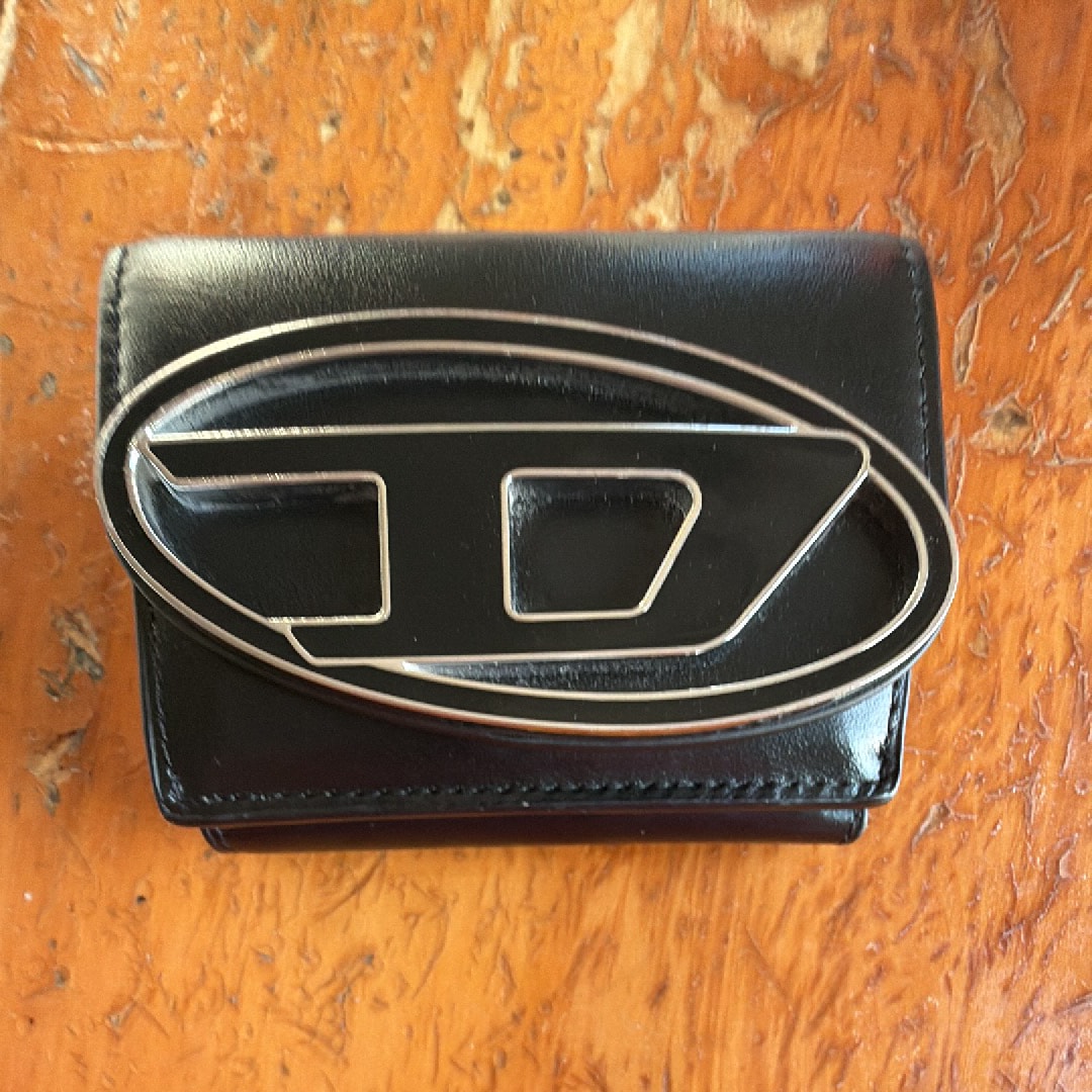 DIESEL 1DR TRI FOLD COIN XS II "BLACK"