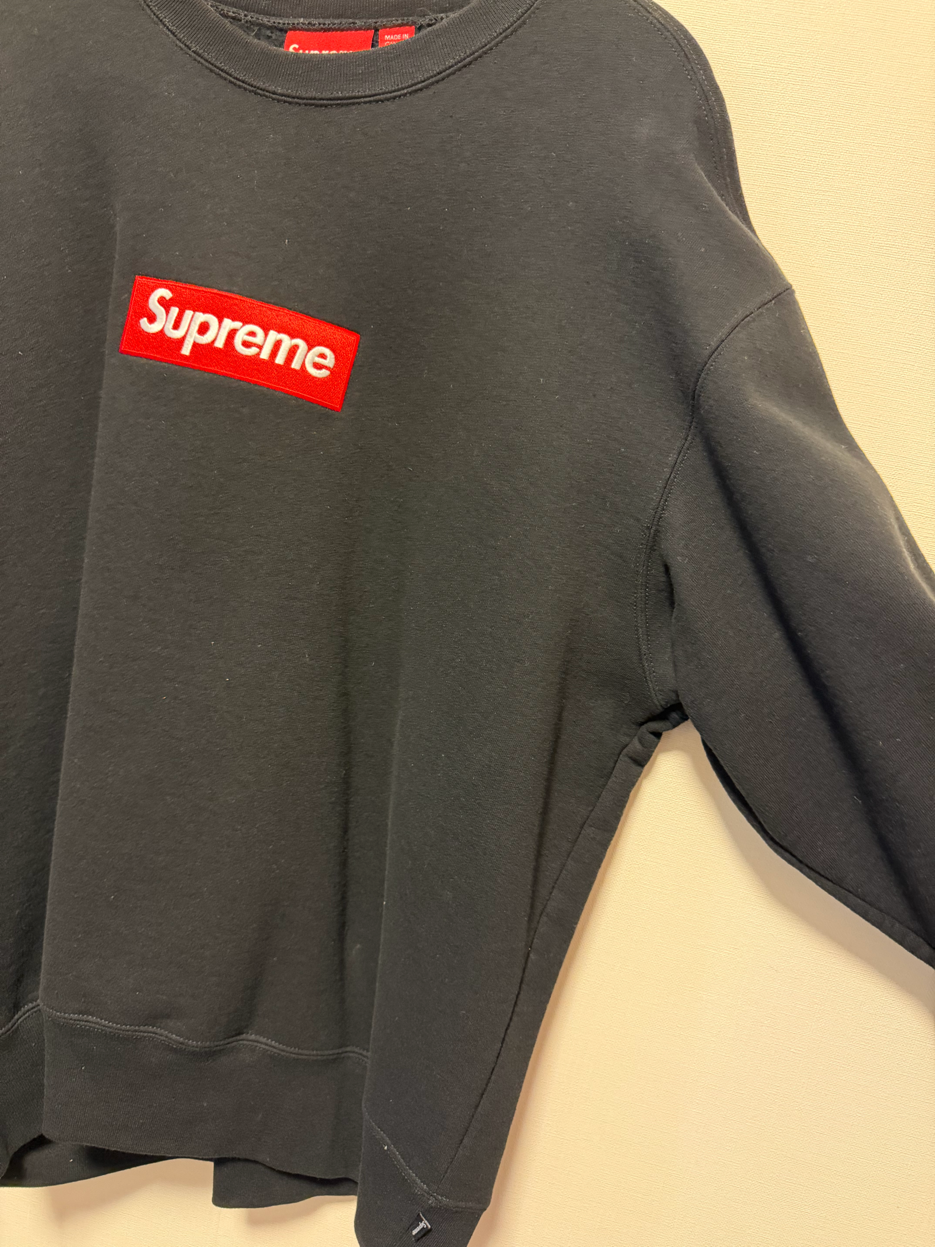 Supreme Box Logo Crewneck "Black" (22FW)