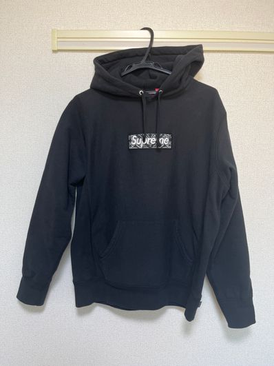 Supreme Bandana Box Logo Hooded Sweatshirt "Black"