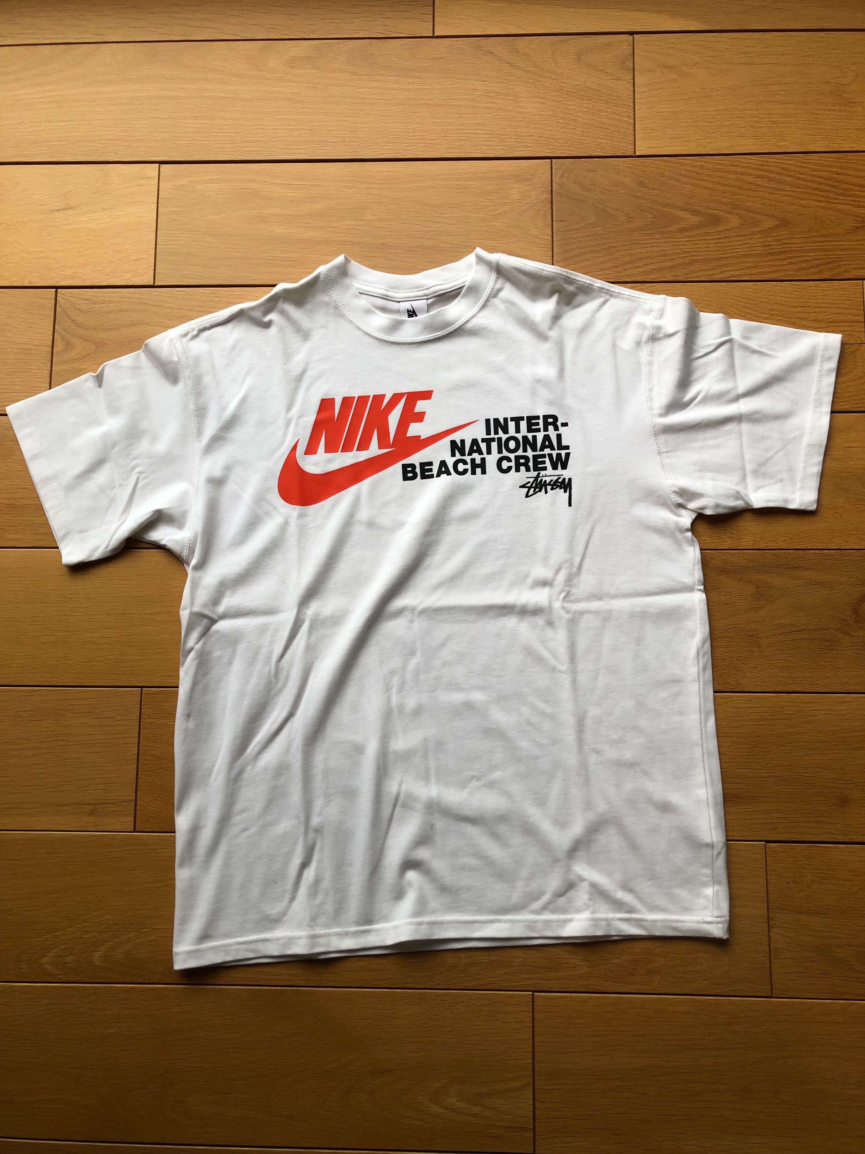Nike x Stussy International Beach Crew T-Shirt "White"