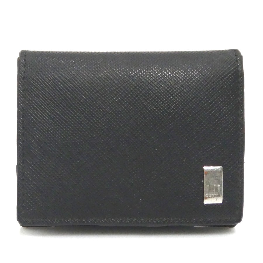 ダンヒル Dunhill コインケース レザー ブラック メンズ【中古】 h31877a