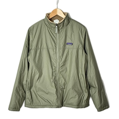 Patagonia パタゴニア ボアジャケット SIZE XXL 68035FA22 カーキ×モカ レディース