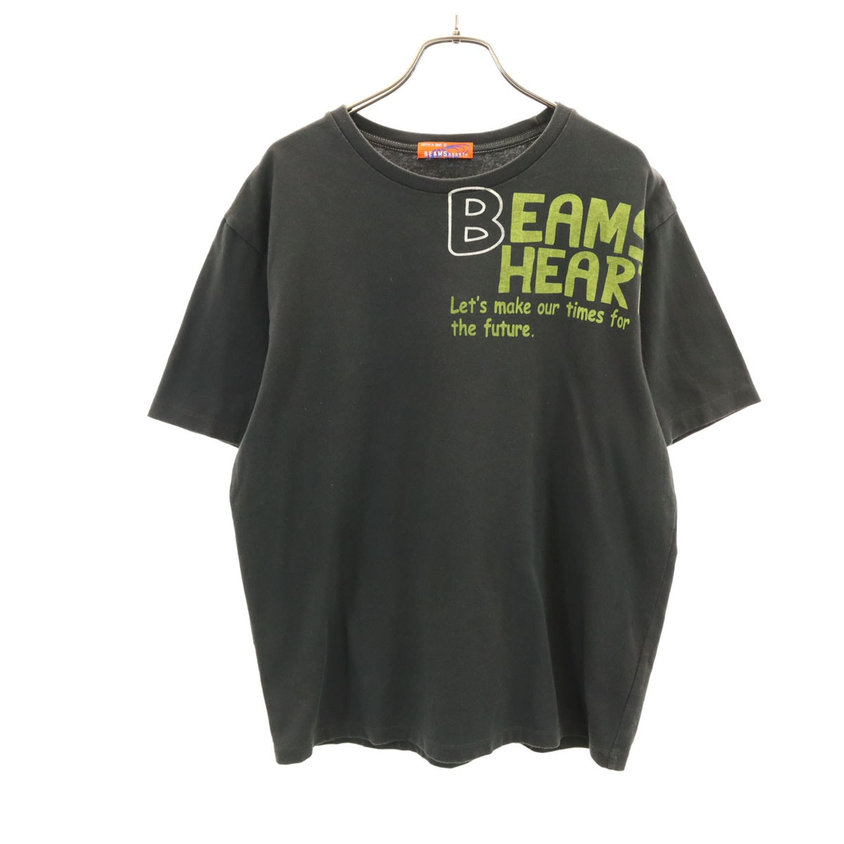 BEAMS HEART ビームスハート 半袖 Tシャツ L チャコールグレー