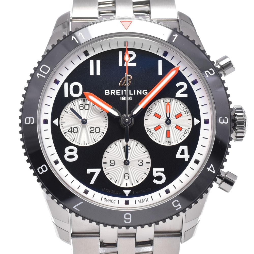 ブライトリング BREITLING Y23380 クラシックアヴィ クロノグラフ 42 モスキート メンズ 極美品 内箱・保証書付き 腕時計 O#148971
