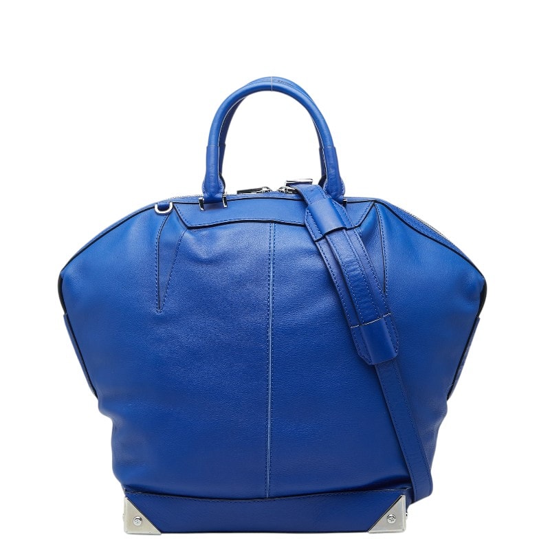 アレキサンダーワン ハンドバッグ ショルダーバッグ 2WAY ブルー レザー レディース Alexander Wang 中古