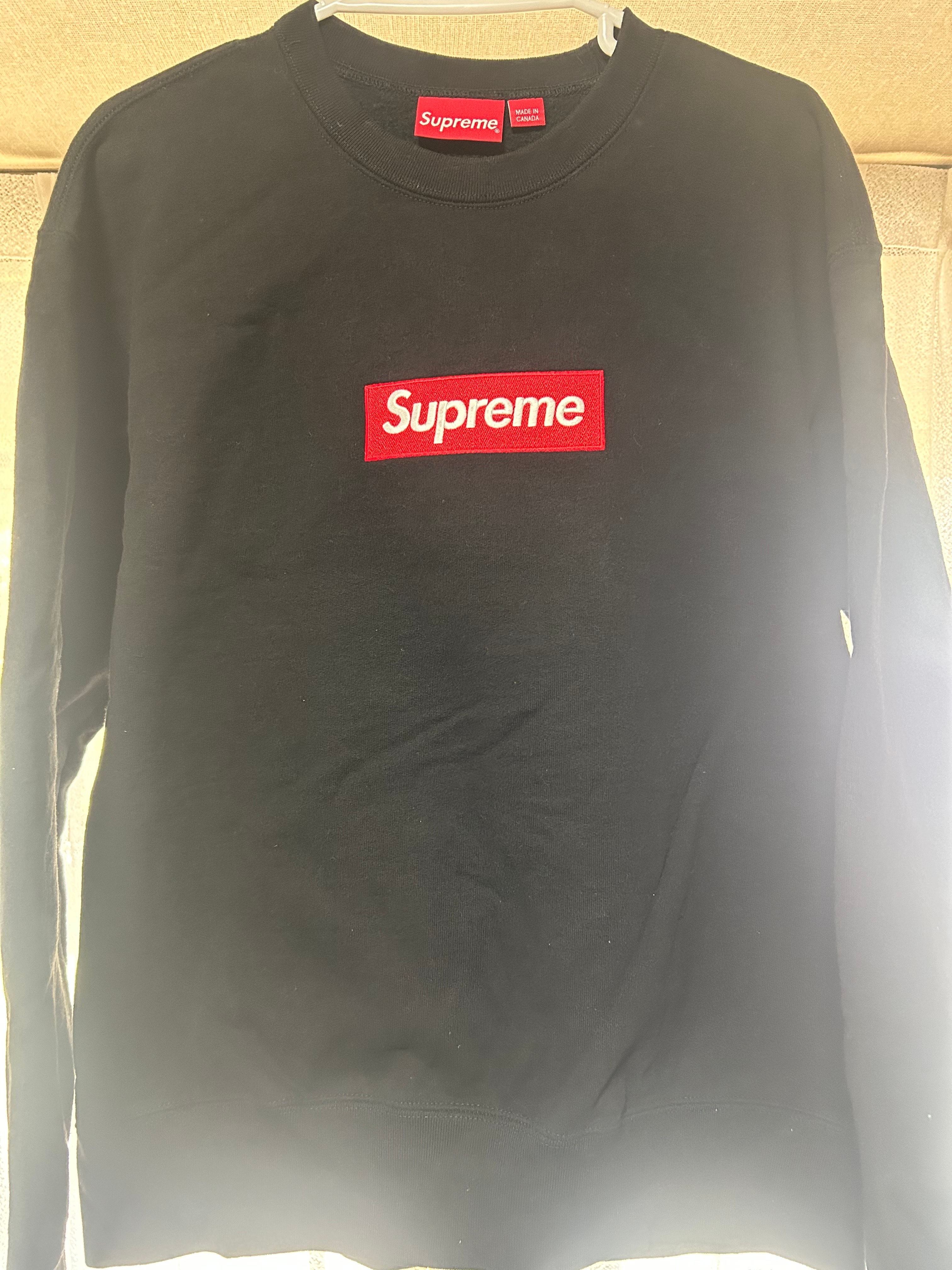 Supreme Box Logo Crewneck "Black" (22FW)