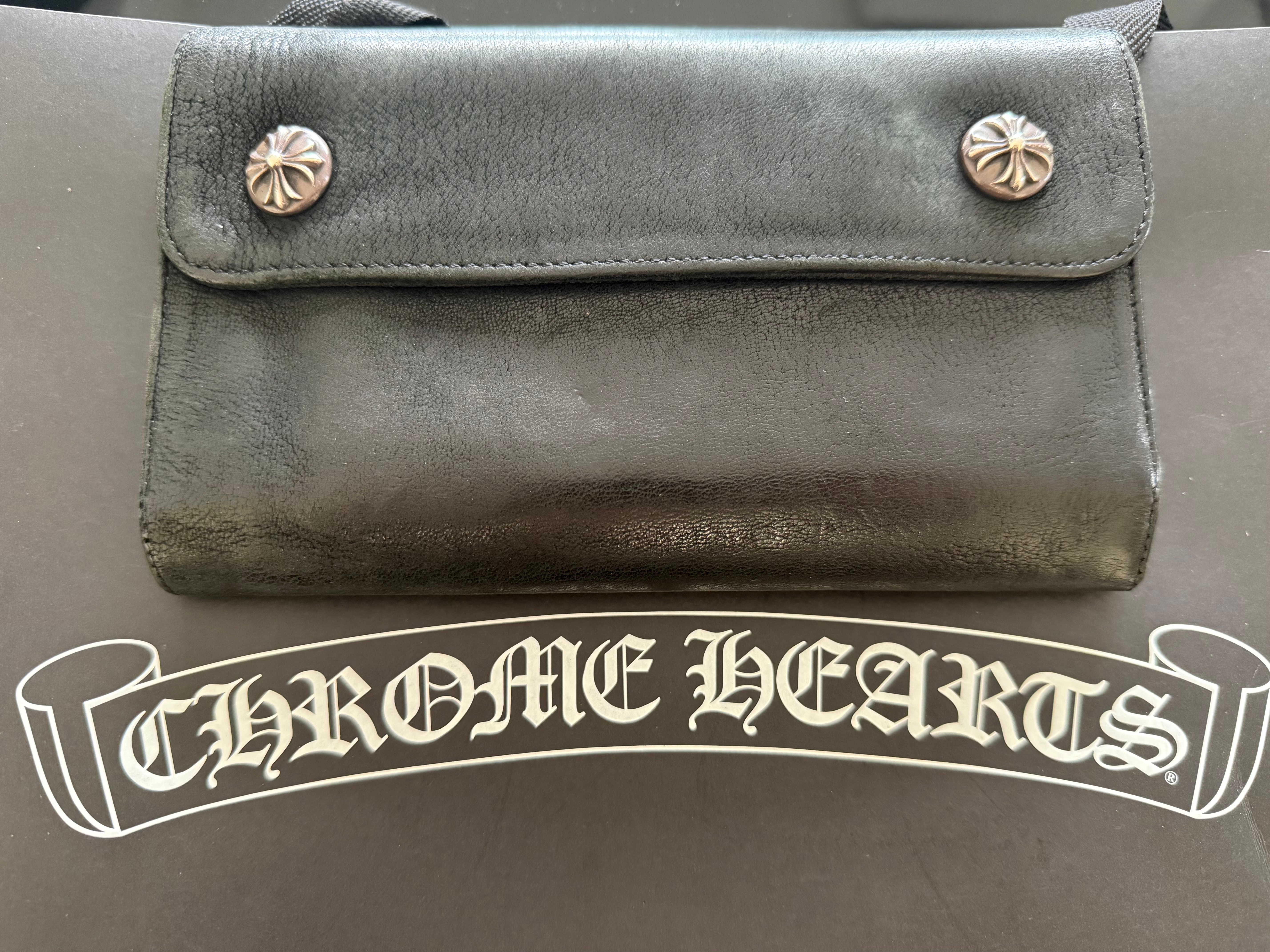 正規品！CHROME HEARTS クロムハーツ ウェーブ WAVE ウォレット 財布