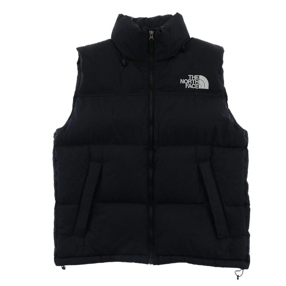 THE NORTH FACE ノースフェイス ベスト ND92338 Nuptse Vest ヌプシ ベスト ダウンベスト ブラック系 S【中古】