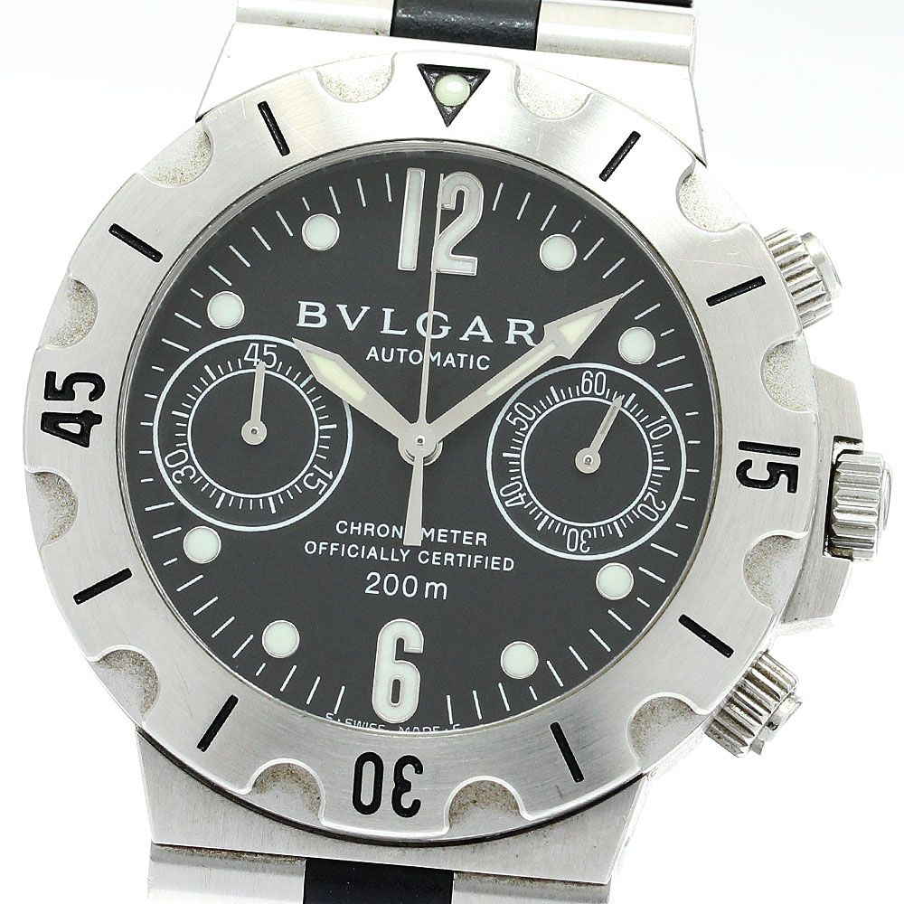 ブルガリ ディアゴノ スクーバ SCB38S メンズ 【中古】