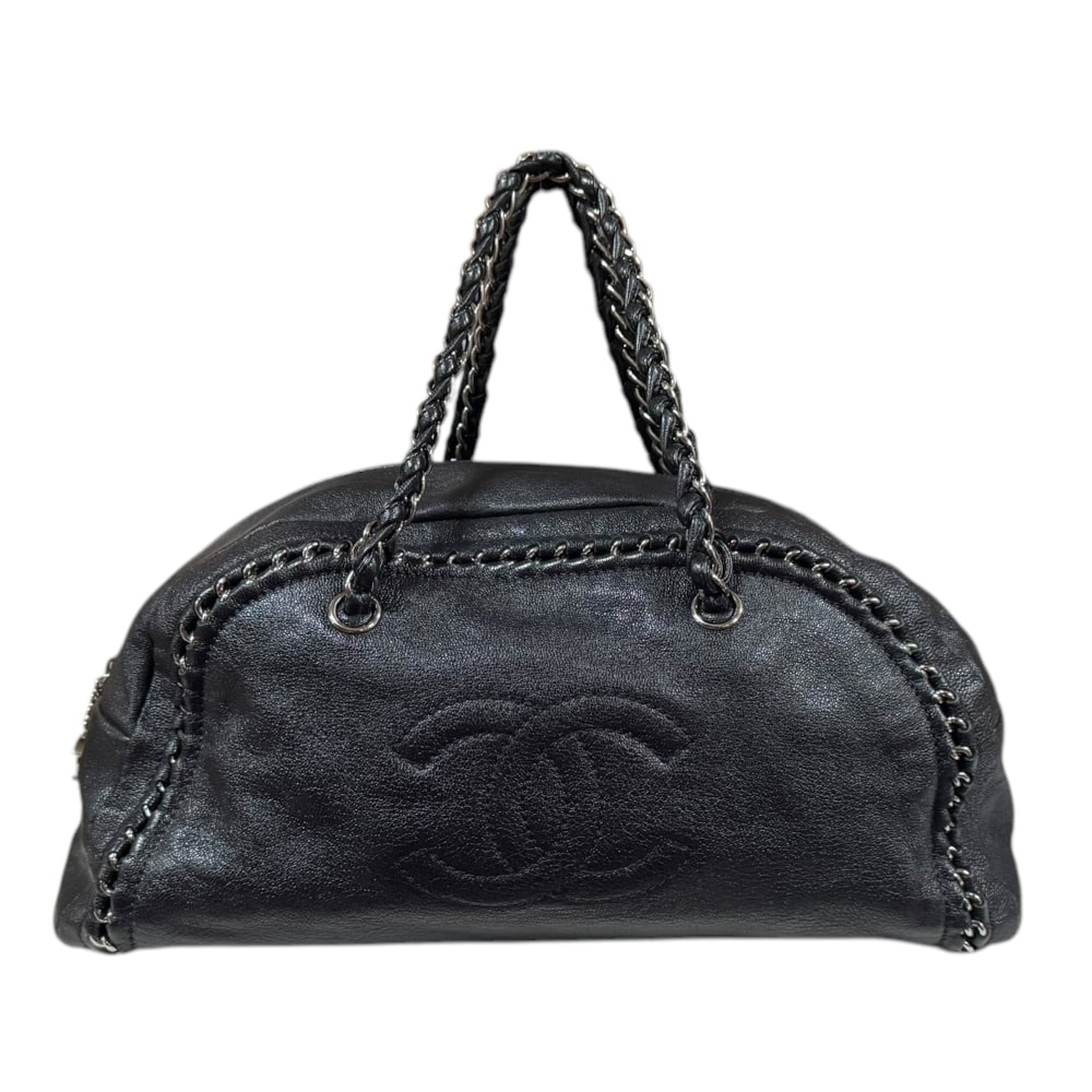 CHANEL ブラック レザーボストンバッグ 楽天市場】シャネル バニティバッグ（ボストンバッグ｜レディース