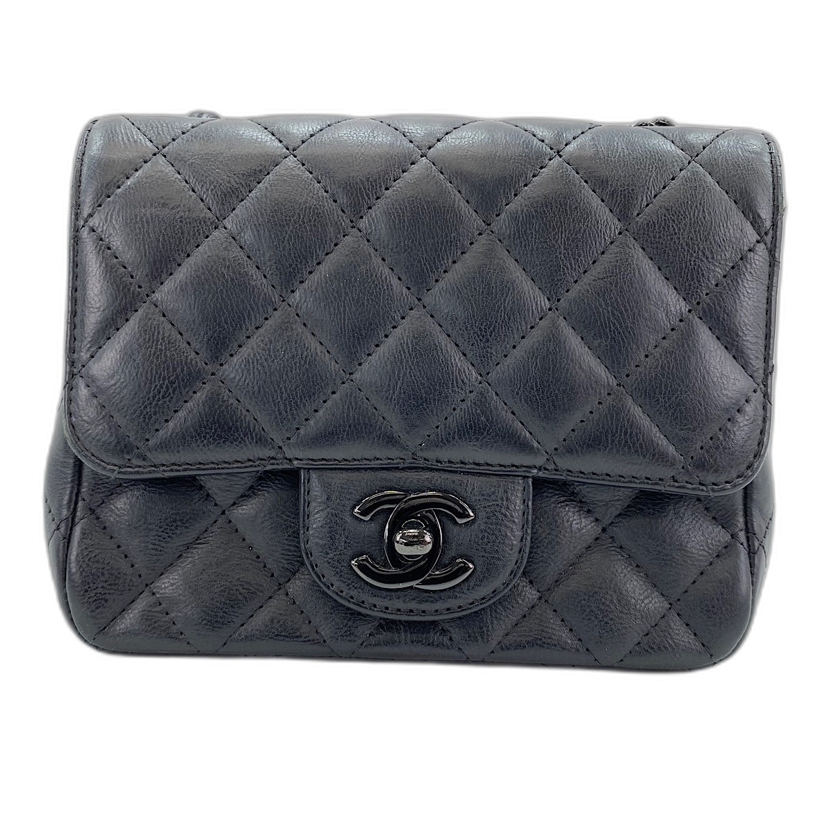 シャネル CHANEL ミニマトラッセ ショルダーバッグ レザー【中古】