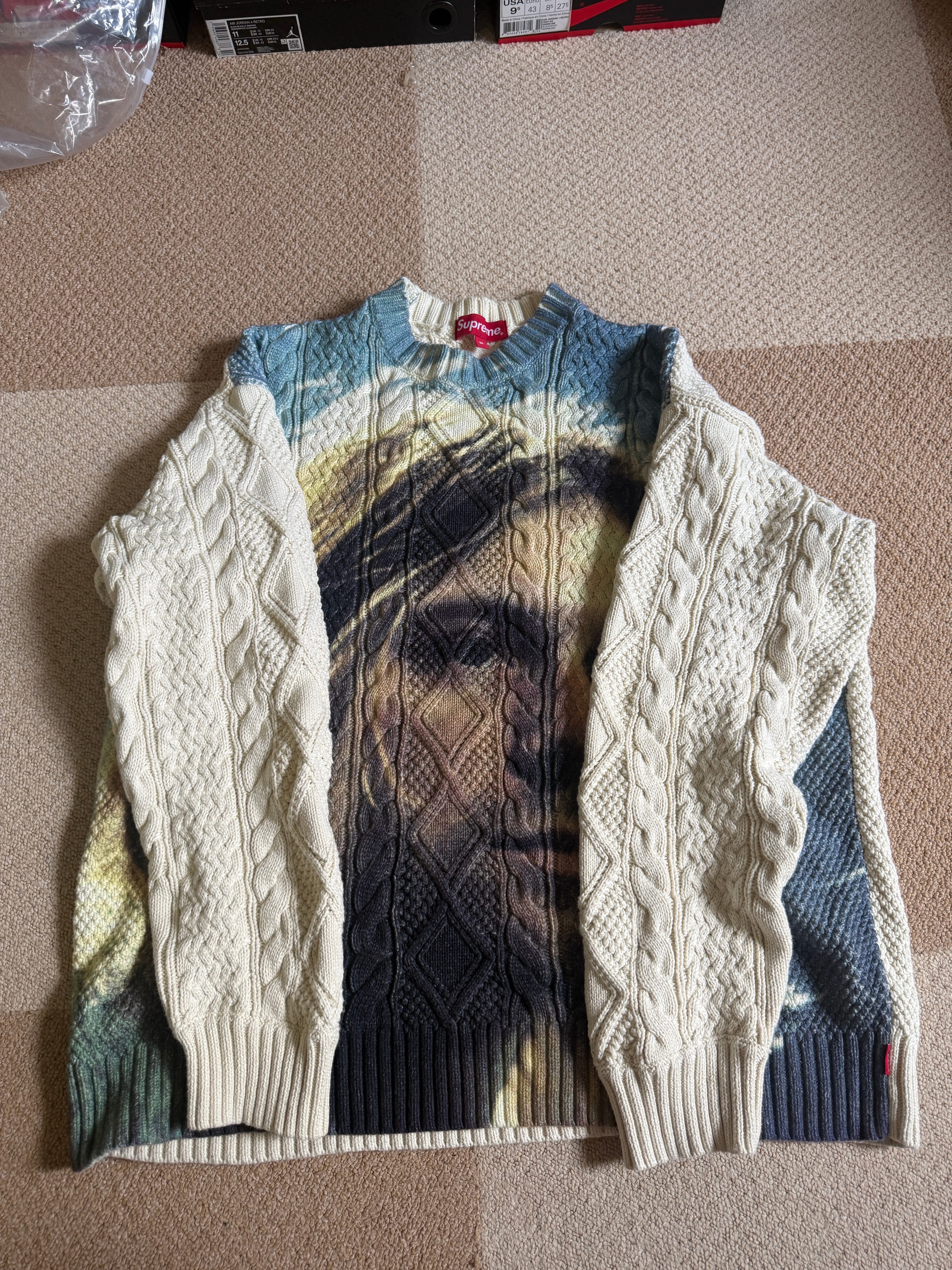 シュプリーム カート コバーン セーター "ホワイト"