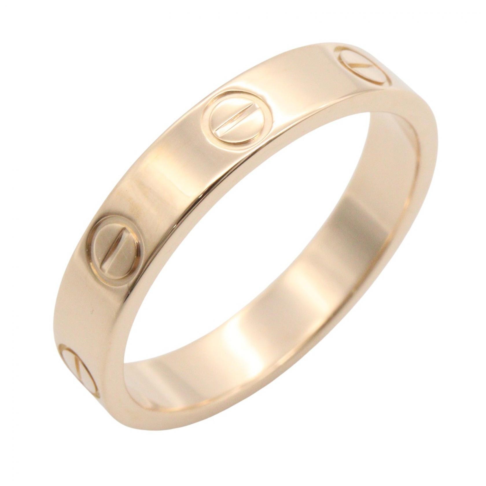 カルティエ CARTIER ミニラブリング リング・指輪 ジュエリー K18PG(ピンクゴールド) メンズ レディース ゴールド系 B4085200 【中古】