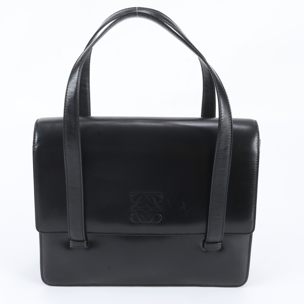■美品 ロエベ アナグラムトート バッグ レザー