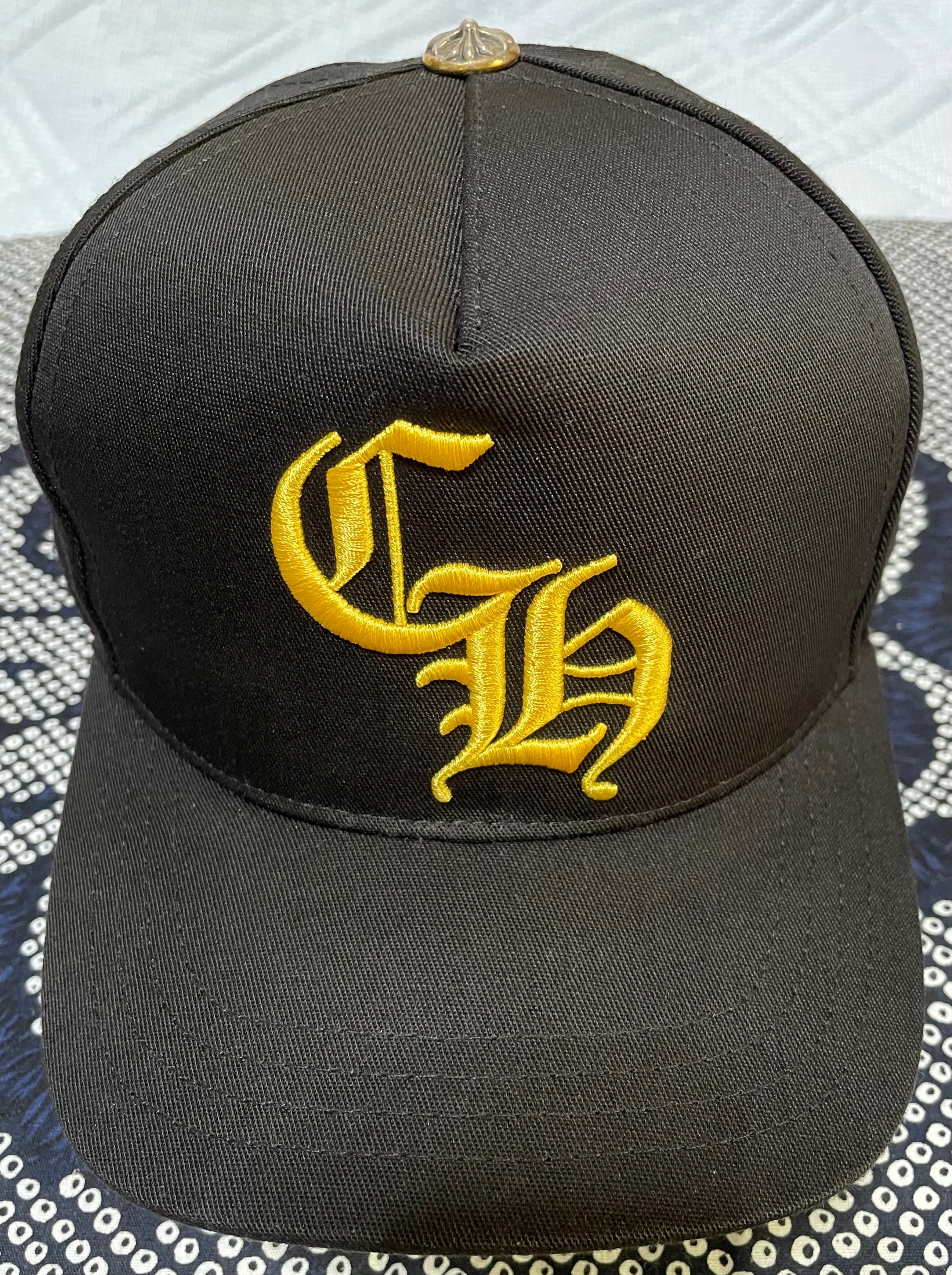Chrome Hearts Baseball Cap 5 Panel CH "Black/Yellow"