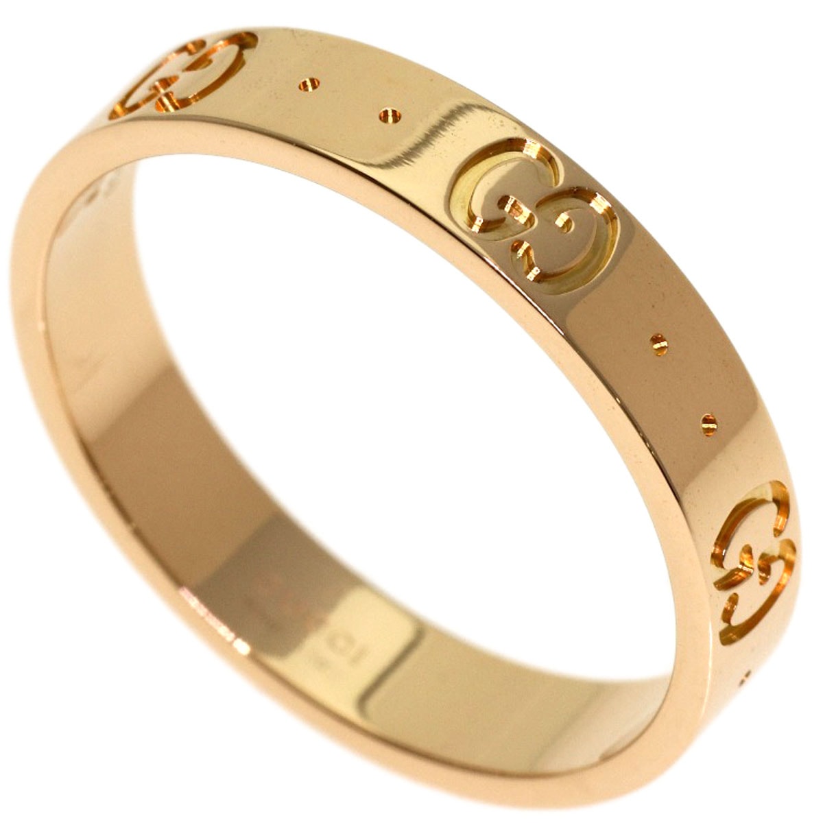 GUCCI グッチ アイコンリング #19 リング・指輪 K18PG レディース [中古]