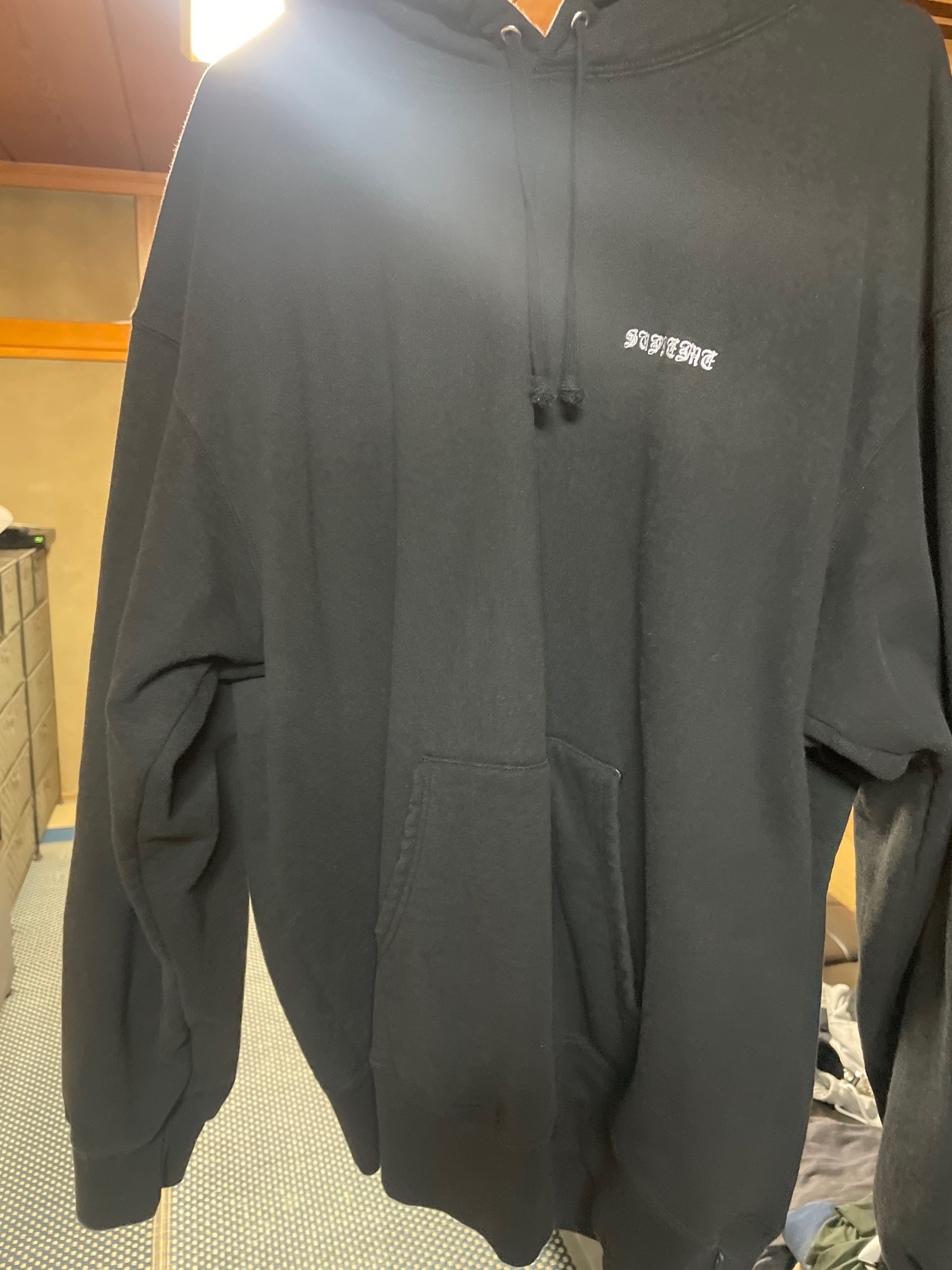 Supreme Peace Hooded Sweatshirt "Black"