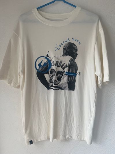 Air Jordan Travis Scott Fragment Tee "White"