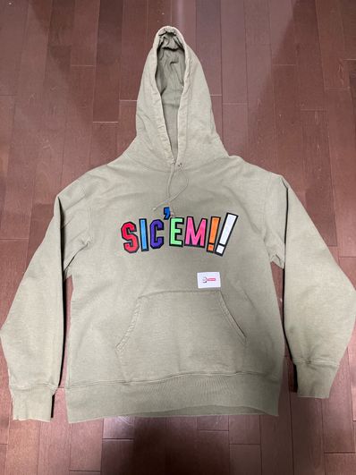Supreme / WTAPS Sic'em! Hooded Sweatshirt "Olive Drab"