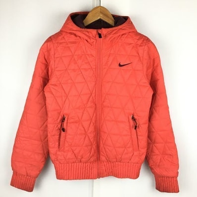 NIKE/ナイキ【サイズS】中綿入りパーカー/ブルゾン/ジャンパー 赤/レッド 管NO.A16-20