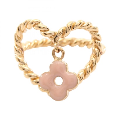 ルイ・ヴィトン LOUIS VUITTON バーグクールスウィートモノグラム リング・指輪 ジュエリー GP(ゴールドメッキ) ピンク レディース ゴールド系 / ピンク系 【中古】