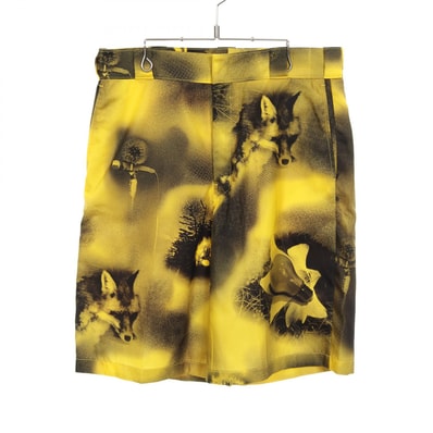 プラダ PRADA Re-Nylon バミューダショーツ パンツ 衣料品 ボトムス ナイロン メンズ イエロー系 / ブラック系 【中古】