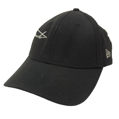 Yohji Yamamoto ヨウジヤマモト 20SS HN-H87-864 × NEW ERA 9FORTY SIGNATURE LOGO LIGHT SIDE CAP ニューエラ ナインフォーティー シグネチャー ロゴ ライト サイド キャップ【中古】