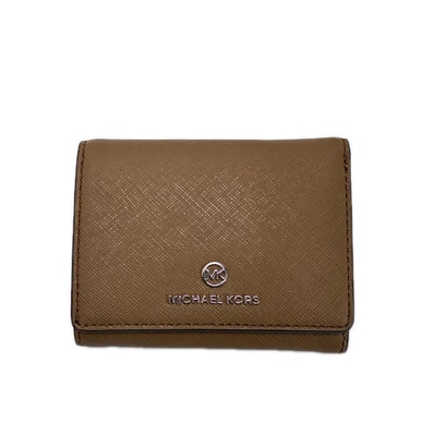 MICHAEL KORS マイケルコース 3つ折り財布 32H3ST9D6Y ブラウン レディース レザー ゴールド金具