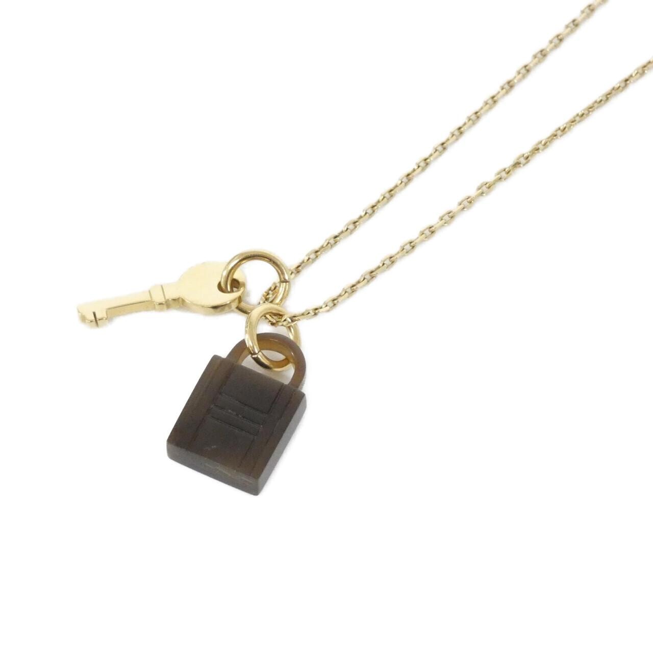 エルメス アミュレット パドロック PM 057027FD ネックレス