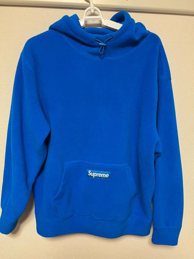 Supreme Polartec Hooded Sweatshirt "Blue"