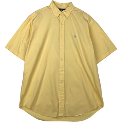 古着 ラルフローレン Ralph Lauren BLAKE 半袖 ボタンダウンシャツ メンズL相当/eaa640944