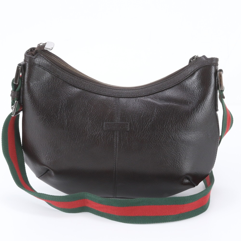 ■極美品 グッチ シェリー ライン 181092 ショルダーバッグ レザー