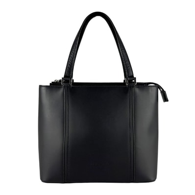 バーバリー BURBERRY ハンドバッグ レザー ブラック レディース【中古】 z10232